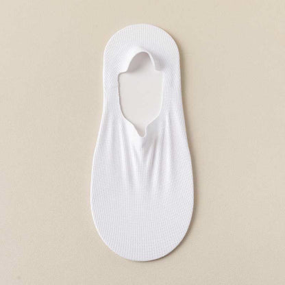 Chaussettes invisibles gaufrées (4 paires) - Blanc - EU39-44 (US6-10) - image 12