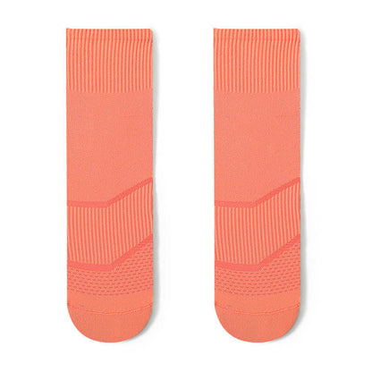 Chaussettes de compression tendance grande taille (4 paires) - Orange - EU44-50 (US10-15) - image 11