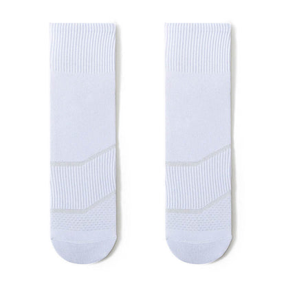 Chaussettes de compression tendance grande taille (4 paires) - Blanc - EU44-50 (US10-15) - image 8