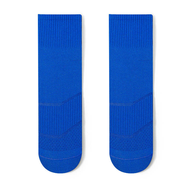 Chaussettes de compression tendance grande taille (4 paires) - Bleu - EU44-50 (US10-15) - image 9