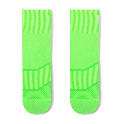 Chaussettes de compression tendance grande taille (4 paires) - Vert - EU44-50 (US10-15) - image 12