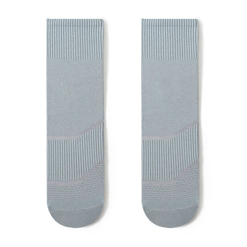 Chaussettes de compression tendance grande taille (4 paires) - Gris - EU44-50 (US10-15) - image 7