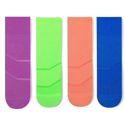 Chaussettes de compression tendance grande taille (4 paires) - Multicolore B (4 paires) - EU44-50 (US10-15) - image 14