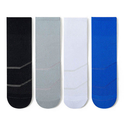 Chaussettes de compression tendance grande taille (4 paires) - Multicolore A (4 paires) - EU44-50 (US10-15) - image 13