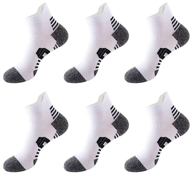 Chaussettes de compression de randonnée grande taille (6 paires) - Blanc - EU39-45 (US6-11) - image 7