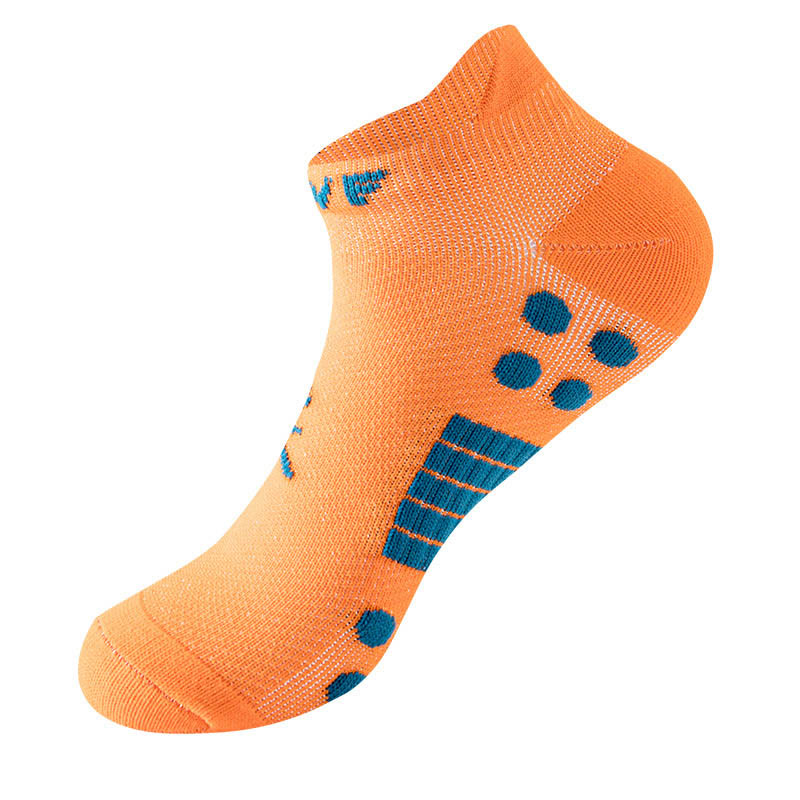 Chaussettes de compression à pois grande taille (6 paires) - Orange - EU40-44 (US7-10) - image 12
