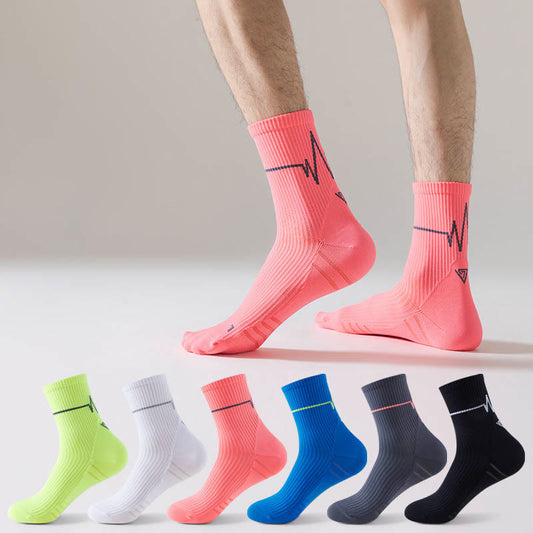 Chaussettes de compression d'entraînement grande taille (6 paires) - Multicolore - EU39-44 (US6-10) - image 0