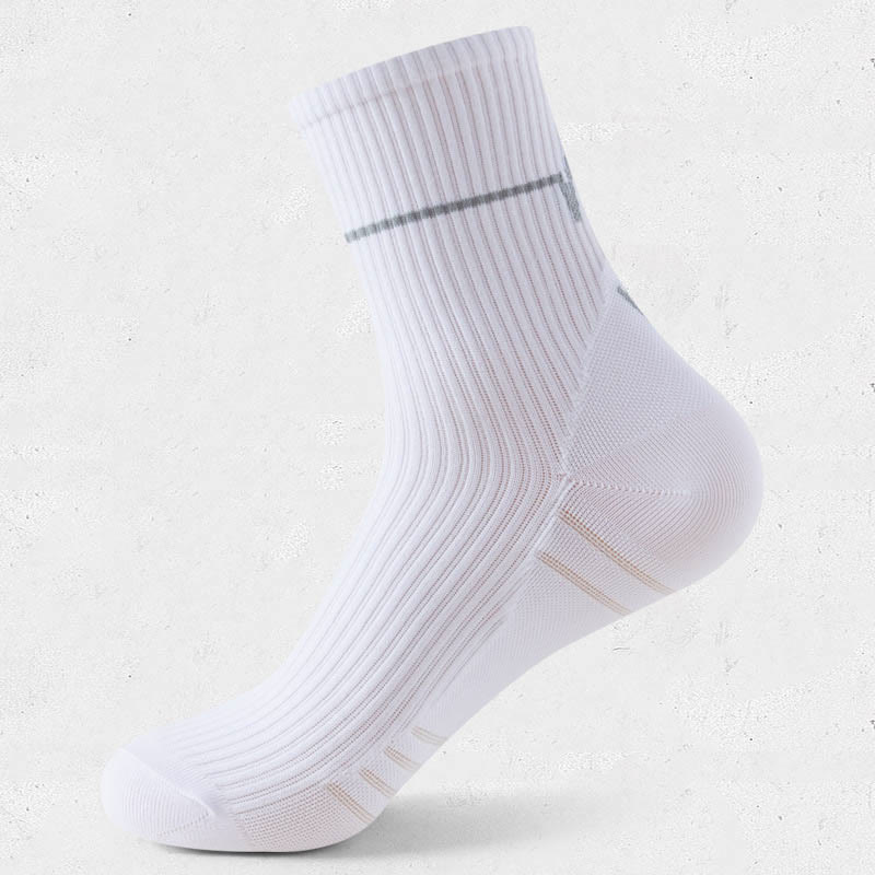 Chaussettes de compression d'entraînement grande taille (6 paires) - Blanc - EU39-44 (US6-10) - image 11