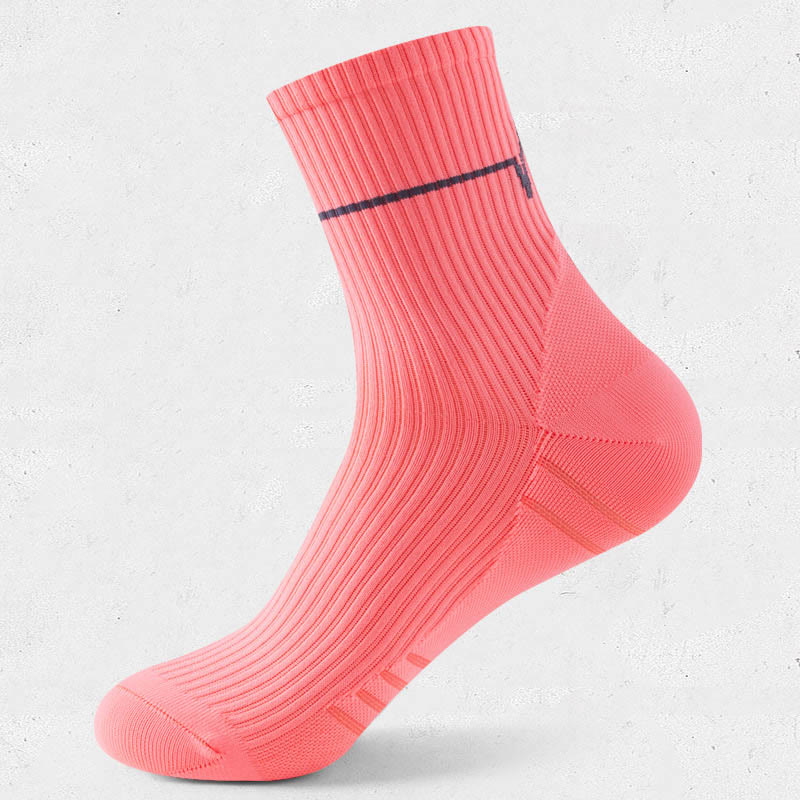 Chaussettes de compression d'entraînement grande taille (6 paires) - Rose - EU39-44 (US6-10) - image 13