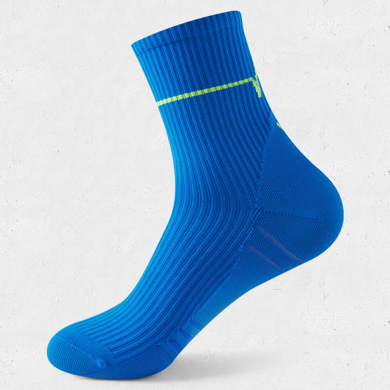 Chaussettes de compression d'entraînement grande taille (6 paires) - Bleu royal - EU39-44 (US6-10) - image 14
