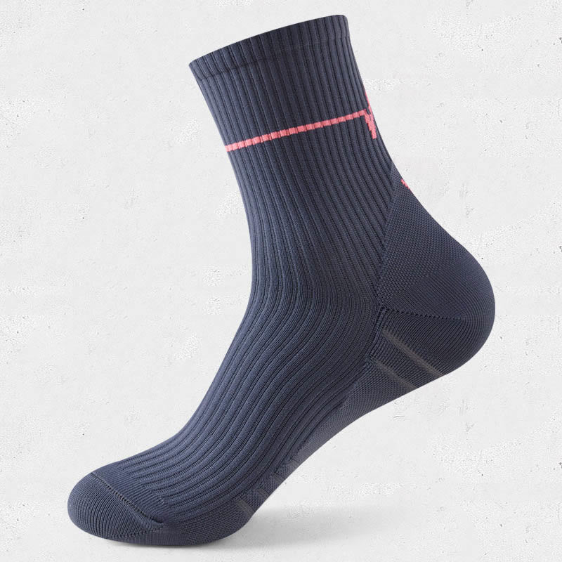 Chaussettes de compression d'entraînement grande taille (6 paires) - Gris - EU39-44 (US6-10) - image 12