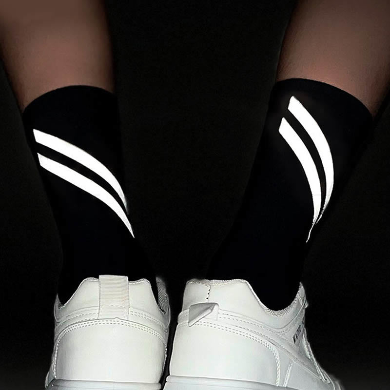 Chaussettes de compression réfléchissantes grande taille (3 paires) - image 4