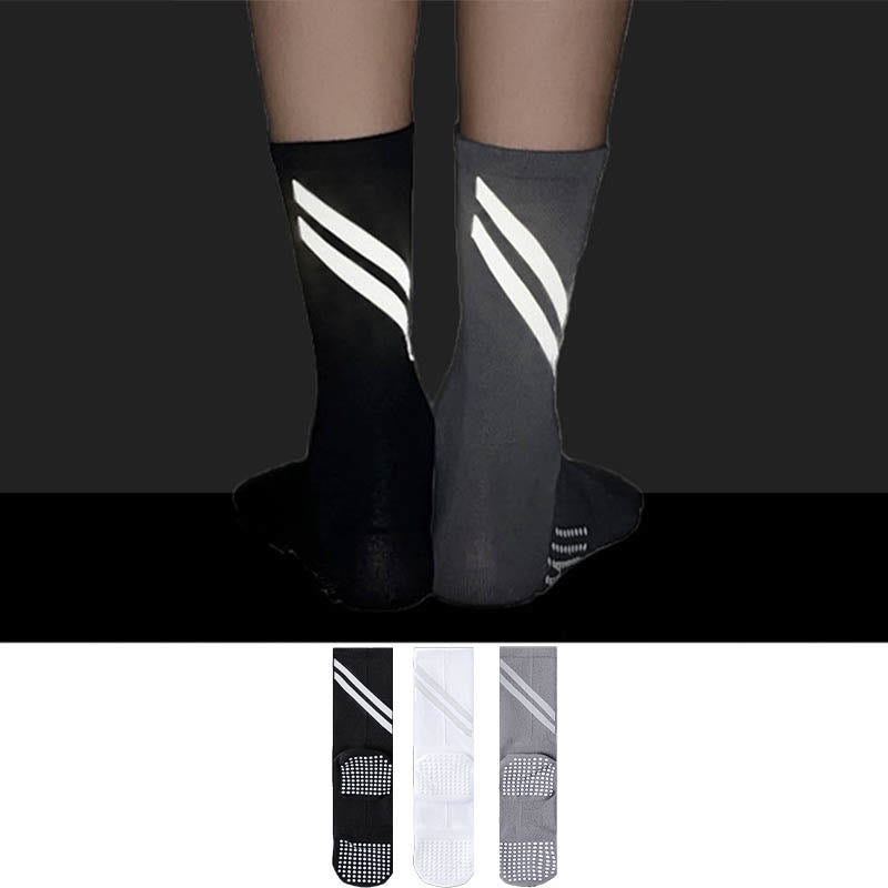 Chaussettes de compression réfléchissantes grande taille (3 paires) - Multicolore - EU37-44 (US4-10) - image 0