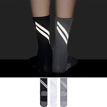 Chaussettes de compression réfléchissantes grande taille (3 paires) - Multicolore - EU37-44 (US4-10) - image 0