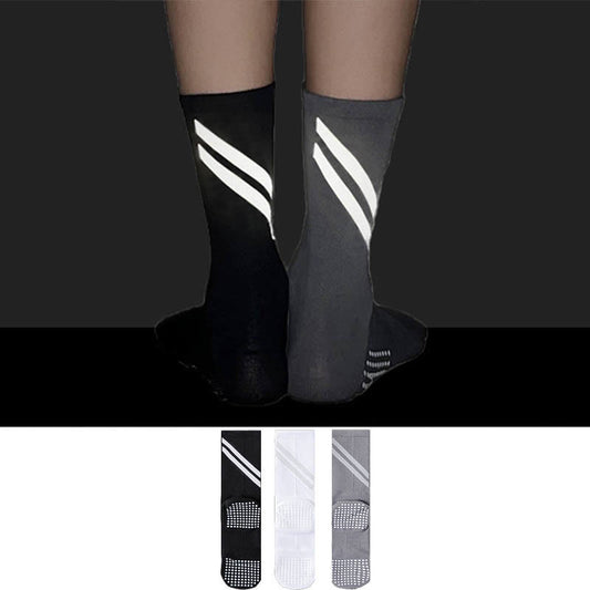 Chaussettes de compression réfléchissantes grande taille (3 paires) - Multicolore - EU37-44 (US4-10) - image 0