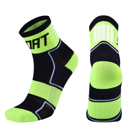Chaussettes de compression sport grande taille (5 paires) - Vert - EU40-44 (US7-10) - image 14