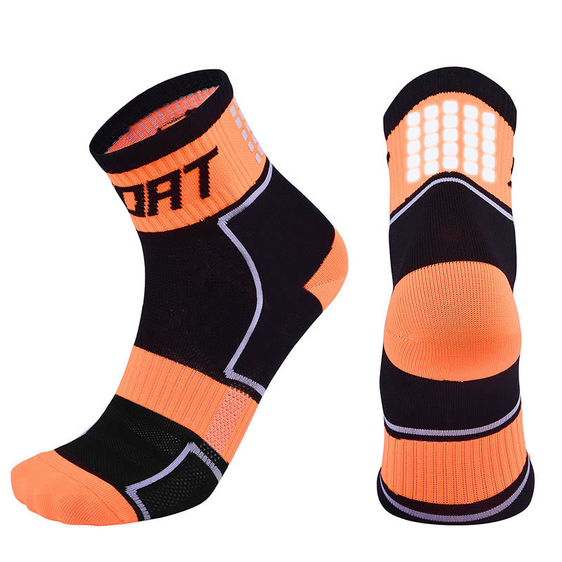 Chaussettes de compression sport grande taille (5 paires) - Orange - EU40-44 (US7-10) - image 12