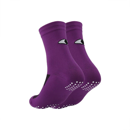 Chaussettes de compression grande taille (3 paires) - Violet - EU40-45 (US7-11) - image 3