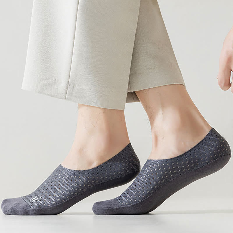 Chaussettes invisibles en maille unie (6 paires) - image 6