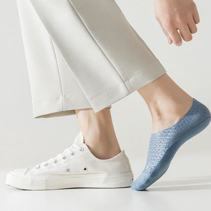 Chaussettes invisibles en maille unie (6 paires) - image 7