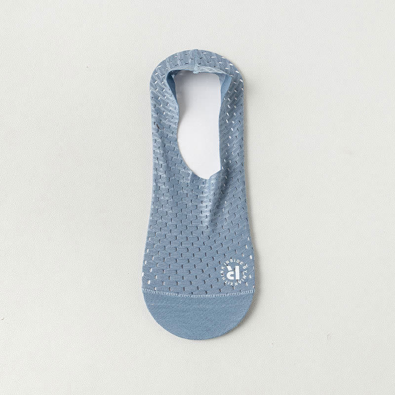 Chaussettes invisibles en maille unie (6 paires) - Bleu - EU39-44 (US6-10) - image 9