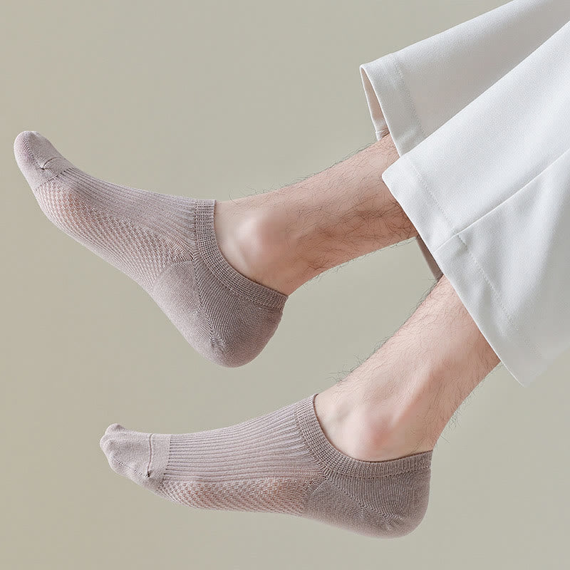 Chaussettes invisibles en coton respirant (6 paires) - image 6