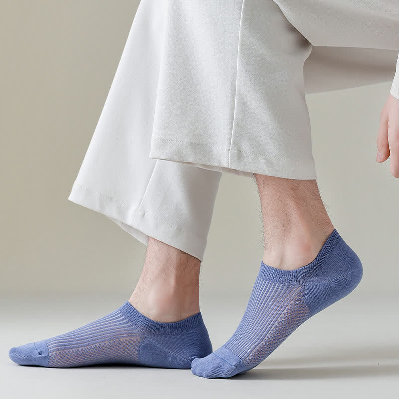 Chaussettes invisibles en coton respirant (6 paires) - image 5