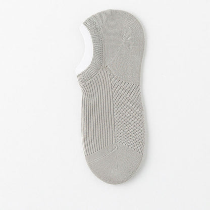 Chaussettes invisibles en coton respirant (6 paires) - Gris clair - EU39-44 (US6-10) - image 12