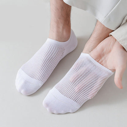 Chaussettes invisibles en coton respirant (6 paires) - image 1