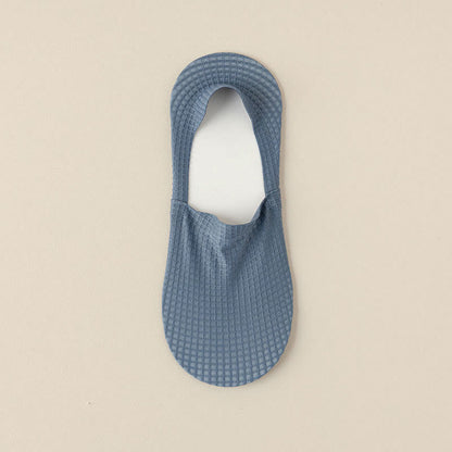 Chaussettes invisibles gaufrées (7 paires) - Bleu - EU39-44 (US6-10) - image 9