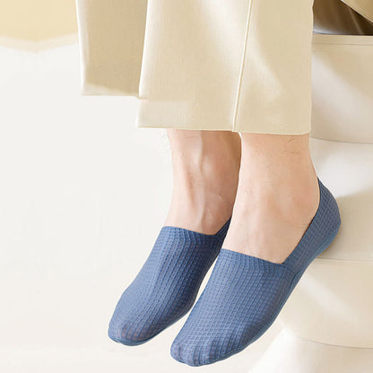 Chaussettes invisibles gaufrées (7 paires) - image 4
