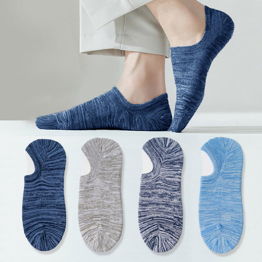 Chaussettes invisibles Line (8 paires) - Multicolore*2 - EU39-43 (US6-9) - image 0