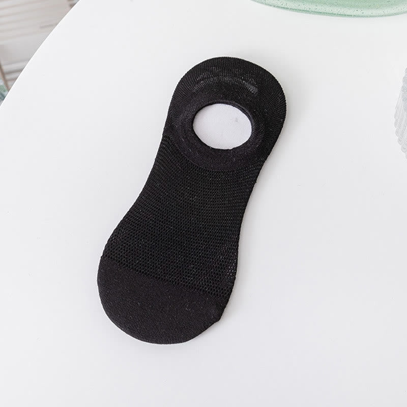 Chaussettes invisibles douces et unies grande taille (7 paires)