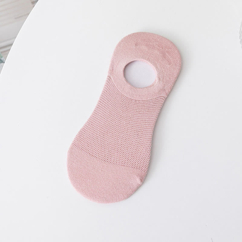 Chaussettes invisibles douces et unies (7 paires) - Rose - EU37-40 (US4-7) - image 10