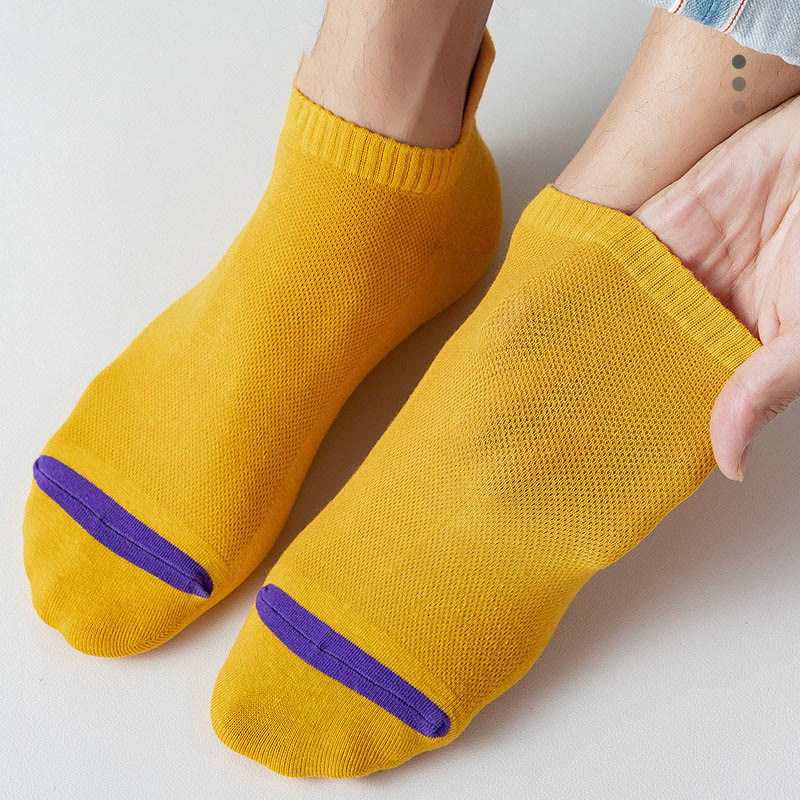 Chaussettes de compression multicolores en maille grande taille (10 paires) - image 1