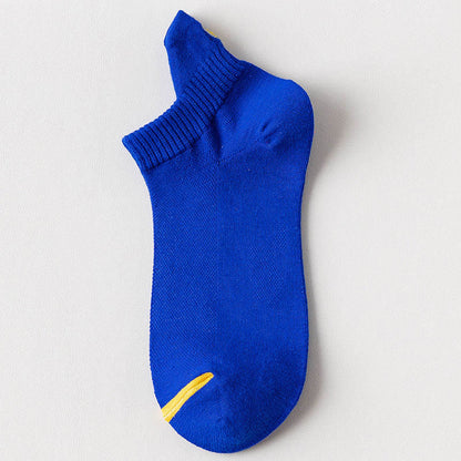 Chaussettes de compression multicolores en maille grande taille (10 paires) - Bleu - EU39-44 (US6-10) - image 5