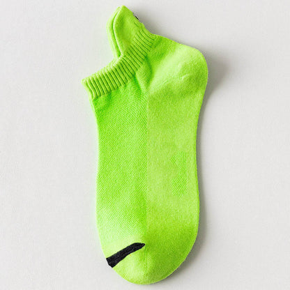 Chaussettes de compression multicolores en maille grande taille (10 paires) - Vert clair - EU39-44 (US6-10) - image 10