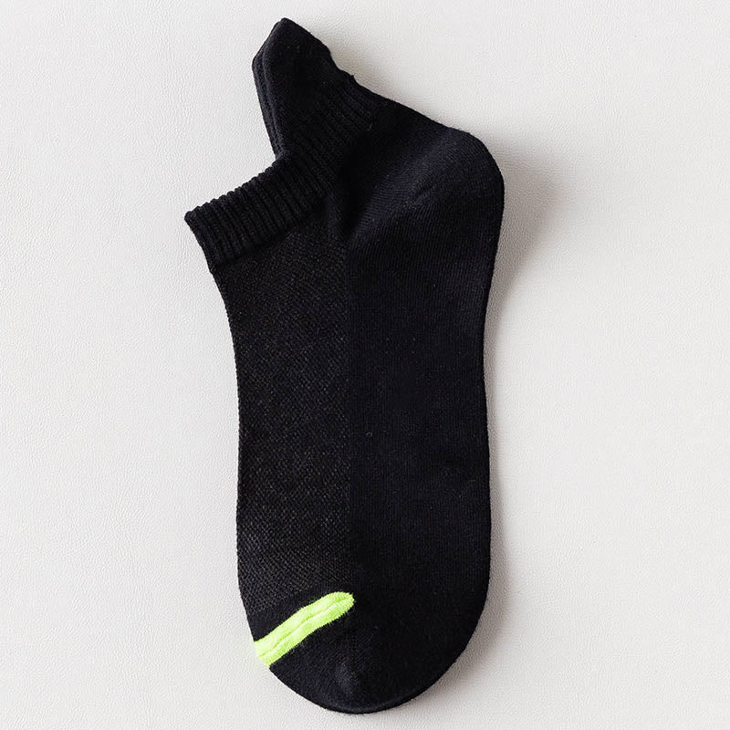 Chaussettes de compression multicolores en maille grande taille (10 paires) - Noir - EU39-44 (US6-10) - image 8