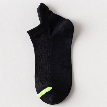 Chaussettes de compression multicolores en maille grande taille (10 paires) - Noir - EU39-44 (US6-10) - image 8