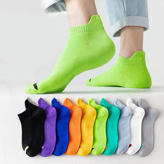 Chaussettes de compression multicolores en maille grande taille (10 paires)