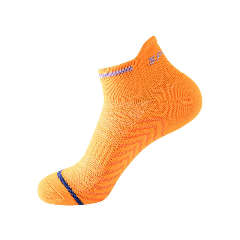 Chaussettes de compression sport grande taille (5 paires) - Orange - EU39-44 (US6-10) - image 5