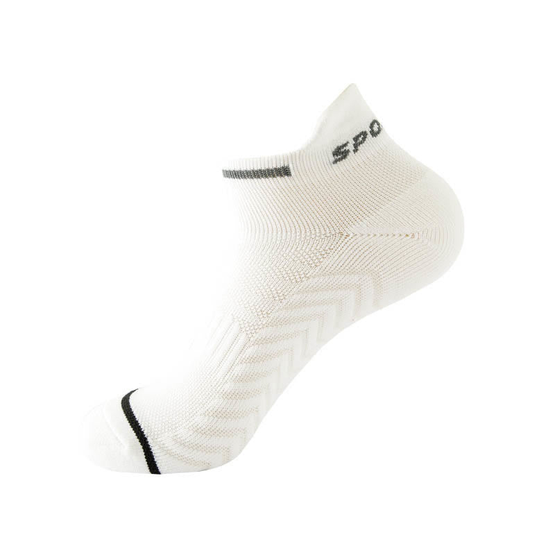 Chaussettes de compression sport grande taille (5 paires) - Blanc - EU39-44 (US6-10) - image 8