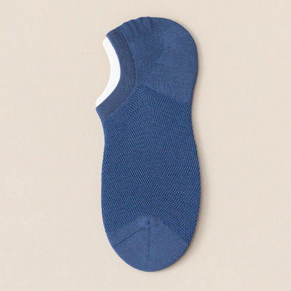 Chaussettes invisibles évacuant la transpiration (7 paires) - Bleu - EU38-44 (US5-10) - image 9