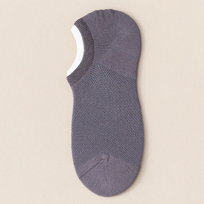 Chaussettes invisibles évacuant la transpiration (7 paires) - Gris foncé - EU38-44 (US5-10) - image 13