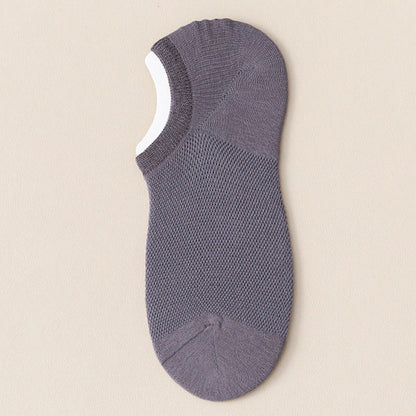 Chaussettes invisibles évacuant la transpiration (7 paires) - Gris foncé - EU38-44 (US5-10) - image 13