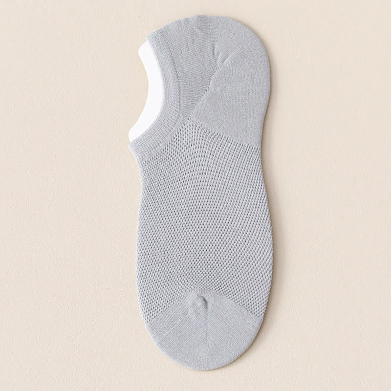 Chaussettes invisibles évacuant la transpiration (7 paires) - Gris clair - EU38-44 (US5-10) - image 12