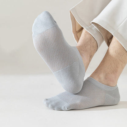 Chaussettes invisibles anti-transpiration grande taille (7 paires)