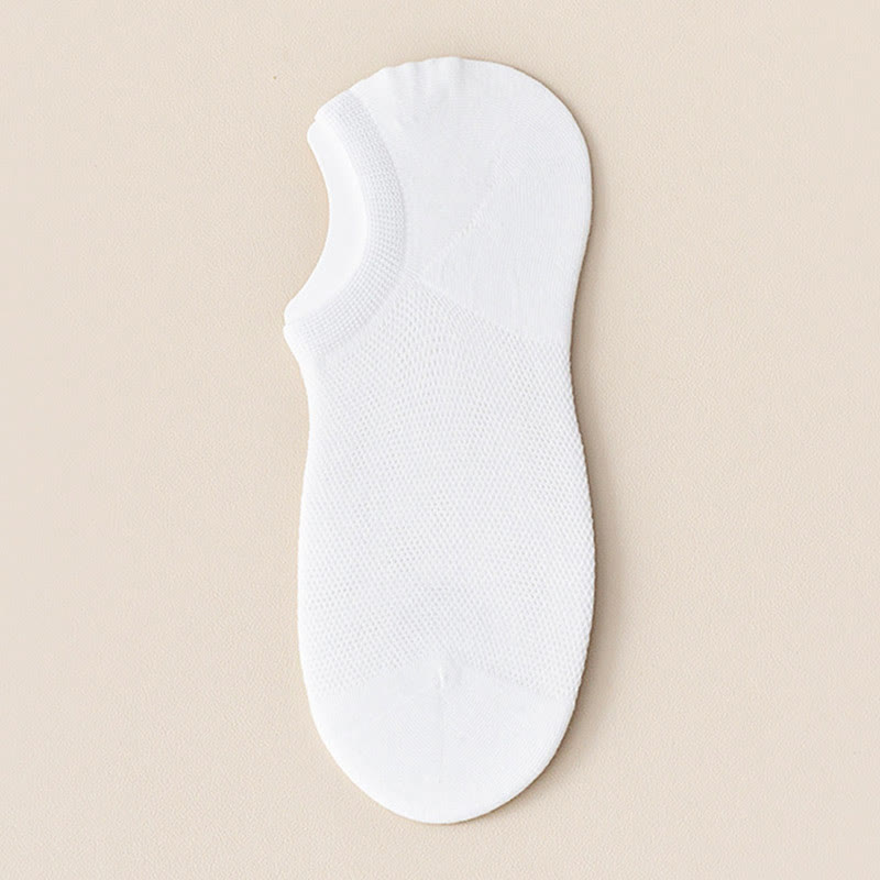 Chaussettes invisibles évacuant la transpiration (7 paires) - Blanc - EU38-44 (US5-10) - image 7