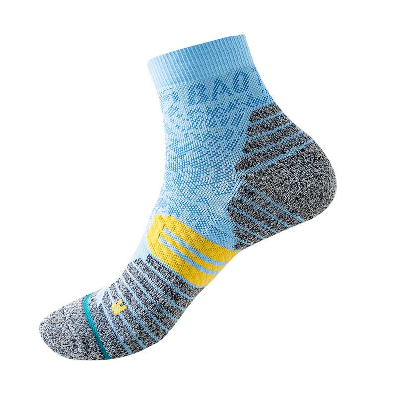 Chaussettes de compression à séchage rapide grande taille (3 paires) - Bleu clair - EU40-44 (US7-10) - image 10