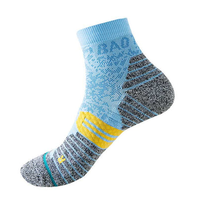 Chaussettes de compression à séchage rapide grande taille (3 paires) - Bleu clair - EU40-44 (US7-10) - image 10